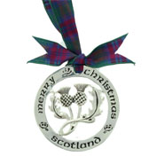 Scottish Christmas Ornament, Lindsay Tartan